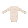 Beige body met blaadjes - Bodysuit wrap green leaves